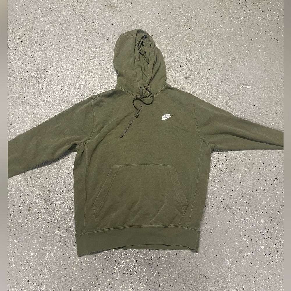 Green Nike hoodie